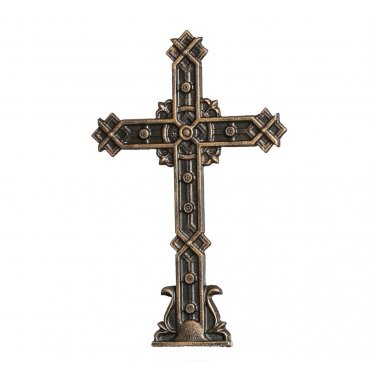 Крест чугунный на памятник МКМ (без отверстий)