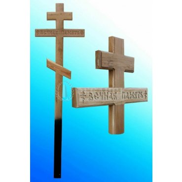 Крест дубовый 'Большой светлый' (2250x85x10)