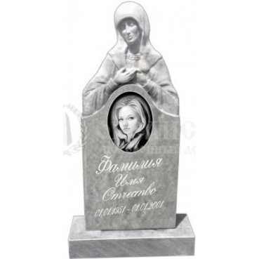 Фрезерованный памятник из мрамора №25